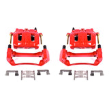 Power Stop 99-03 Ford F-150 Front Red Calipers w/Brackets - Pair