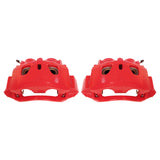Power Stop 11-19 Chevrolet Silverado 2500 HD Front Red Calipers w/Brackets - Pair