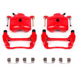 Power Stop 13-15 Acura ILX Front Red Calipers w/Brackets - Pair
